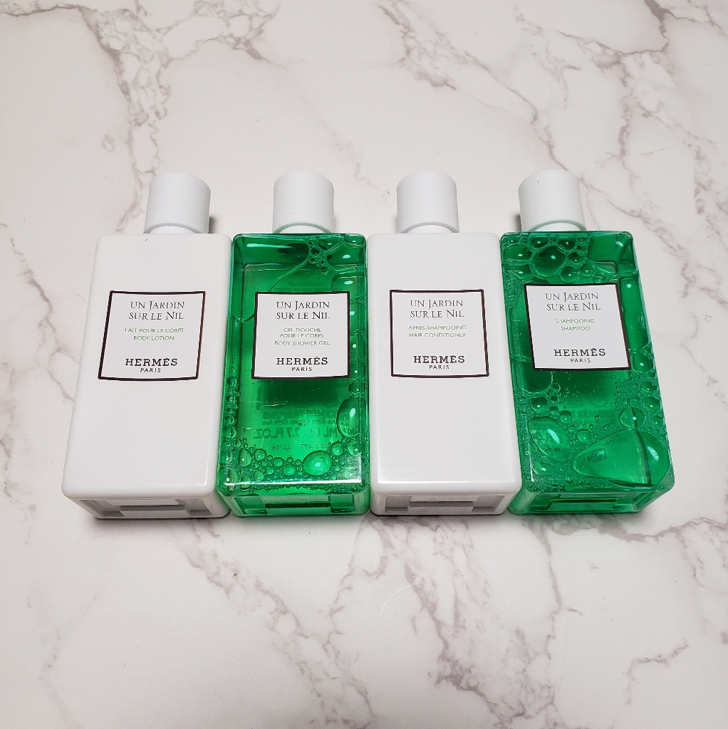 Hermes Un Jardin Sur Le Nil Mens Shampo Conditioner Shower Gel Body Lotion